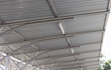 installing Penrhyd Lastra metal roofing